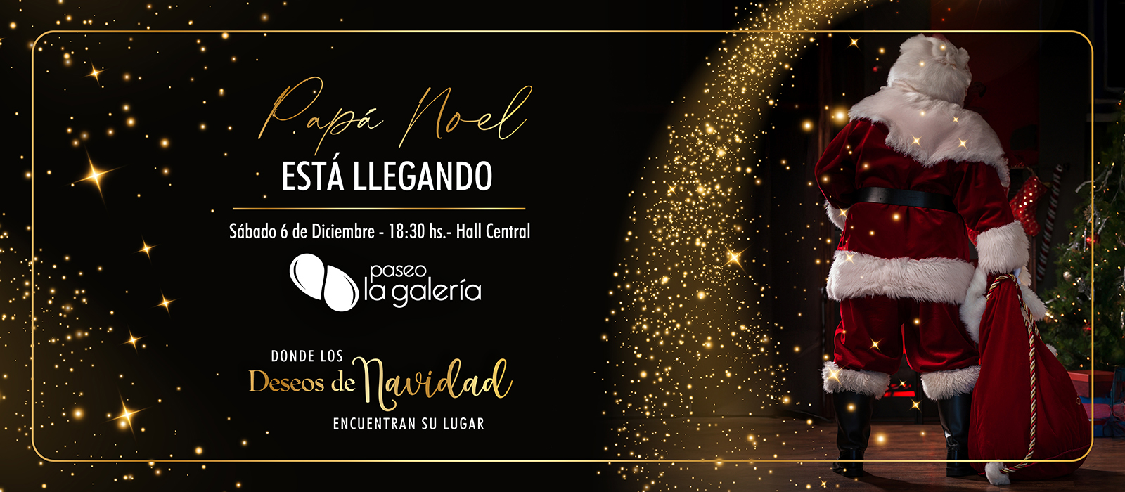 ¡Papá Noel está llegando a Paseo La Galería! 🎅🏼
